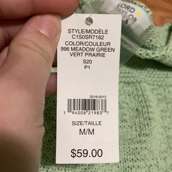 A mint green knitted sweater/pull over - Picture 2 of 3